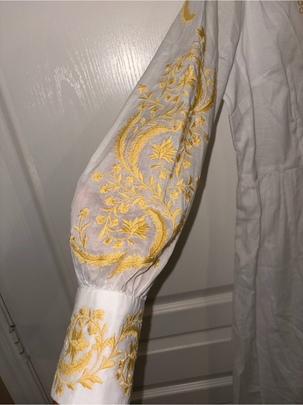 SOFT SURROUNDINGS EMBROIDERED MAXI/DUSTER size 16 NWOT - Picture 6 of 8